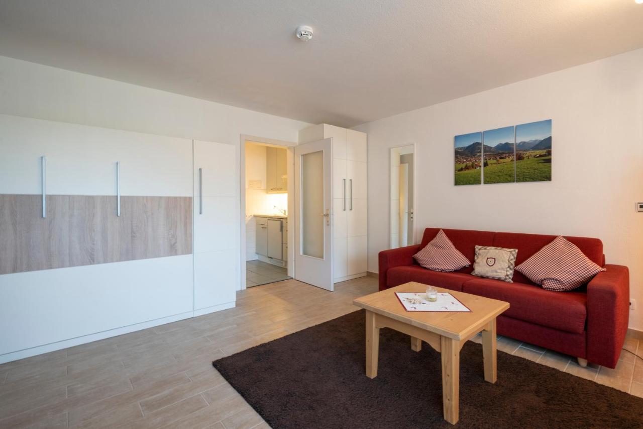Alpenflair Ferienwohnungen Whg 103 Appartementhaus Nebelhorn オーベルストドルフ エクステリア 写真